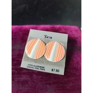Tacoa Vintage Earrings New On Original Stock Card